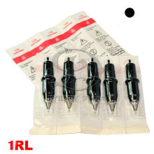 Schwarz 1RL Permanent Make-up Nadeln Round Liner Tattoo Nadelversorgung 10PCS